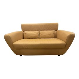 Ligne Roset Leather Loveseat