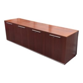 Exotic Hardwood Sapele Office Credenza