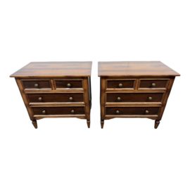 Vintage Milling Road for Baker Furniture Chest of Drawers, a Pair