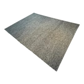 10ft2in × 13ft11in Restoration Hardware Ciclo Black Wool Blend Area Rug. Original Price: $2,756