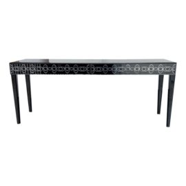 Moura Starr Borghesse Mirrored Console Table. Original Price: $10,850