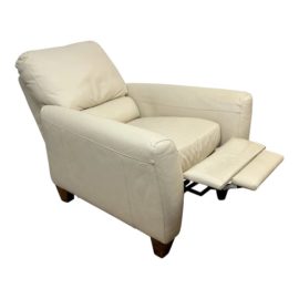 Italsofa Leather Recliner. Original Price: $1,200