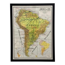 Rare Antique Maps South America by Horacio Ureta Martinez