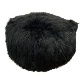Hd Buttercup Faux Fur Beanbag Ottoman