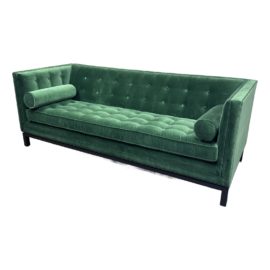 Jonathan Adler Lampert Emerald Velvet Tuxedo Sofa. Original Price: $4,100