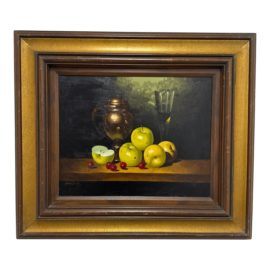 Anthony Franzia Signed Original Oil Painting, Still Life