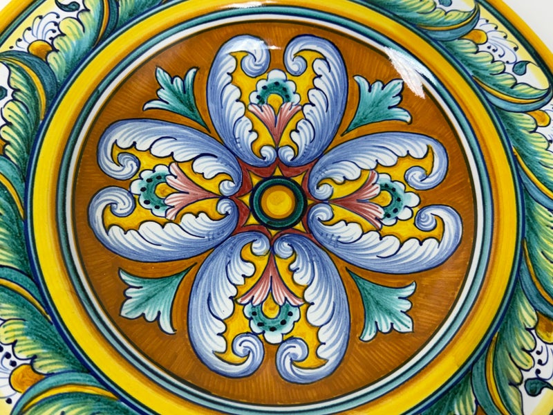 Alfonso Fusco Dec. Amano Amalfi Hand Painted Italian Salad Plate