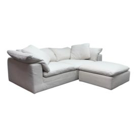 Timothy Oulton for Restoration Hardware Cloud Bench Cushion Sofa + Ottoman. Original Price: $5,500