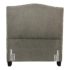 Twin Size Traditional Camelback Nailhead Trimmed Headboard