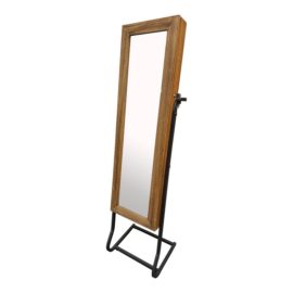 Sriwatana Jewelry Armoire Cabinet + Full Length Mirror