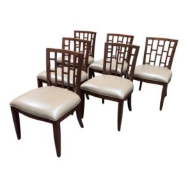 Tommy Bahama Home Ocean Lanai Side Chairs, Set of Six. Original Price: $6,500