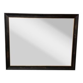 Custom Design Black Distressed Large Wall Mirror. Original Price: $2,500