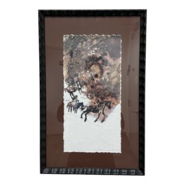 Native American Stamped Art Print, Signed + Numbered