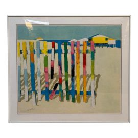Circa 1977 Dan Poole Rainbow Beach Lithograph