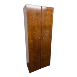 Century Burl Wood Storage Towers, a Pair