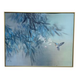 Circa 1978 David Lee "Hummingbird" Framed Print
