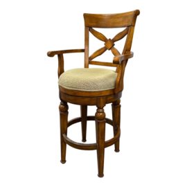 Frontgate Lille Honey Brown Bar Stool. Original Price: $600