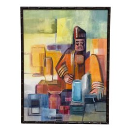 Marie Franklin Modernist Still Life Figure Pose Painting