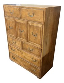 Vintage Henredon Artefacts Oak Gentleman's Dresser