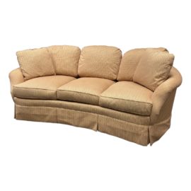 Sherrill Furniture Crescent Front Rolled Arm Sofa