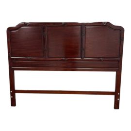 Queen Size Mid 20th Century Rosewood Headboard