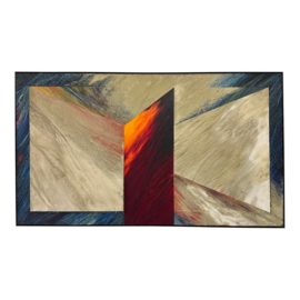 Circa 1985 Laddie John Dill Untitled Mixed Media Painting