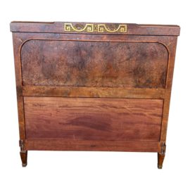 Antique French Art Deco Bedframe, Queen