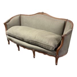 Belmar Antique Custom Sofa in Holly Hunt Upholstery