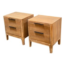 Scandinavian Designs Camen Nightstands, a Pair. Original Price: $440