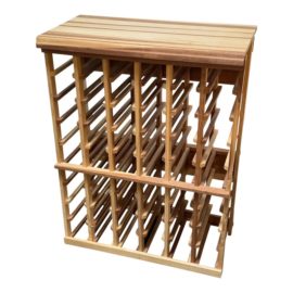 Contemporary Redwood 54 Wine Bottle Rack