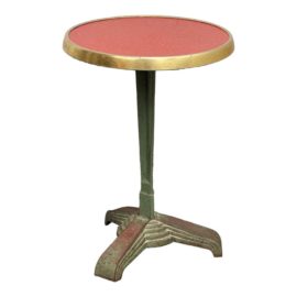 Mid 20th Century Werzalit Bordeaux Art Deco Gueridon Side Table