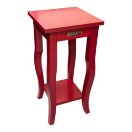 Kate and Laurel Lillian Wood Pedestal Side Table