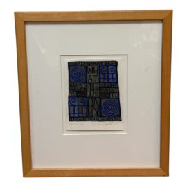 Circa 1990 Post Modern Collage Like Artwork