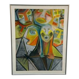 Judith R Artoux Limited Edition Abstract Print 4 of 74, Signed + Framed