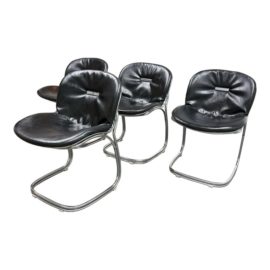 Circa 1970's Gastone Rinaldi for Rima Sabrina Chairs, Set of Four