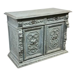 19th Century French Henry II Oak Sideboard