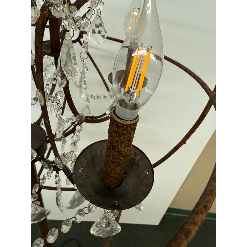 Timothy Oulton Gyro Crystal Floor Lamp. Original Price: $1,895