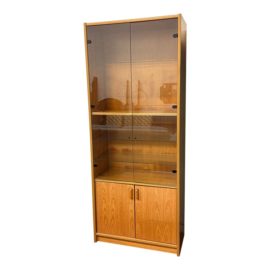 Post Modern Scandinavian Designs Teak Wood Tall Cabinet. Original Price: $1,400