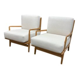 Noir Trading Allister Chairs, a Pair. Original Price: $3,620