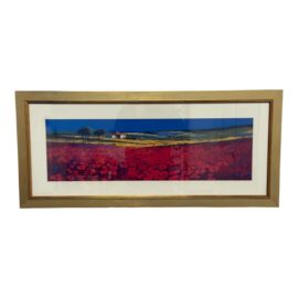 John Horsewell "Red Fields of Tuscany" Reproduction Artwork