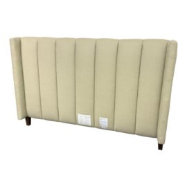 NEW Eastern King Brownstone Channel Tufted Ecru Headboard
