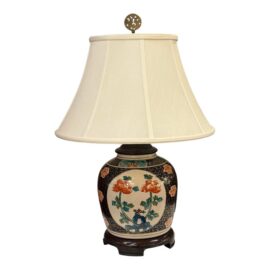 Vintage Asian Wildwood Table Lamp