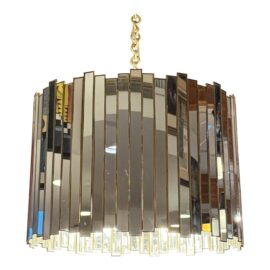 Oly Studio Grayson Mirrored Chandelier. Original Price: $3,150
