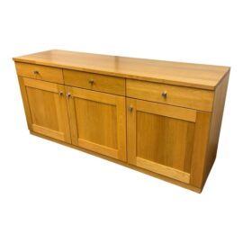 Circa 1990's Italian Beech Wood Sideboard/Buffet