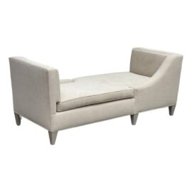 NEW DWM Maloos Custom Design Tête-à-Tête Conversation Sofa. Original Price: $6,860