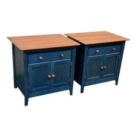 Nadeau Cabin Bedside Cabinets, a Pair