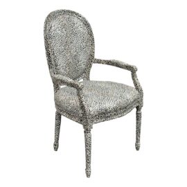 NEW DWM Maloos Animo Camo French Armchair. Original Price: $2,500