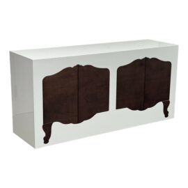 NEW DWM by Maloos Les Commodes Two Tone Credenza. Original Price : $5,570