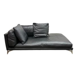Giorgio Soressi for Design Within Reach Como Leather Chaise. Original Price: $7,800