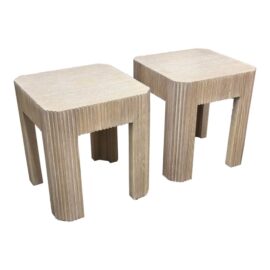 Bliss Studio Colmo Accent Tabes, a Pair. Original Price: $4,350